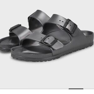 NWOT Birkenstock Arizona EVA metallic anthracite 2 strap upper from Birkenstock